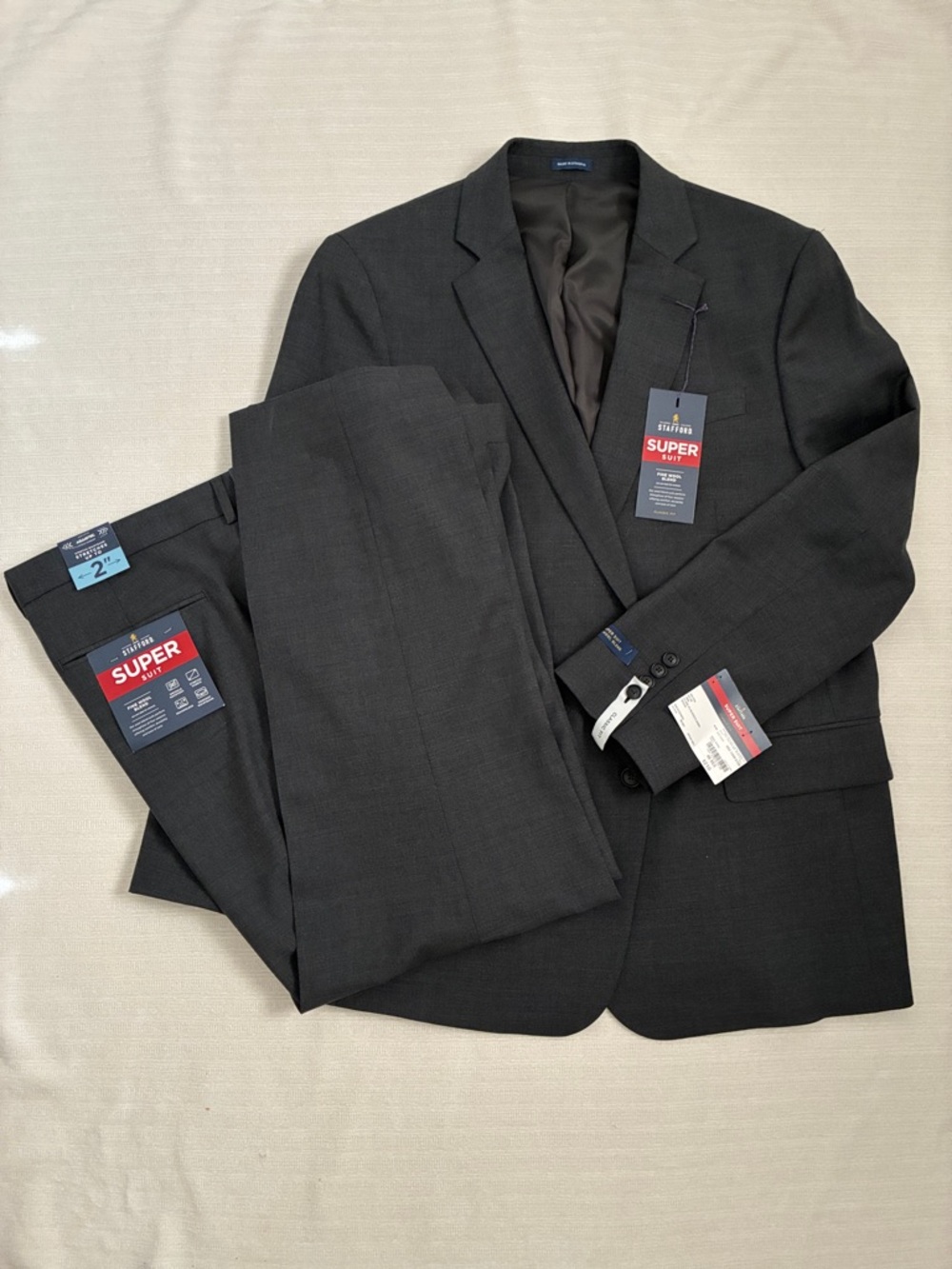 Stanford super suit NWT wool blend